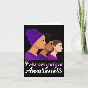 Awareness Purple Women Support 1  Card