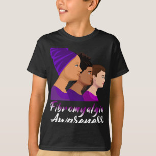 Awareness Purple Women Support 1  T-Shirt