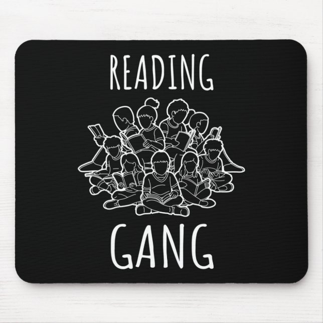 Awareness - Raeding Gang Funny Dyslexia  Mouse Pad (Front)
