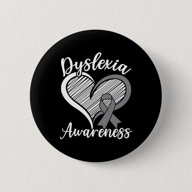 Awareness Reading Disorder Learning Disability 3  6 Cm Round Badge (Front)