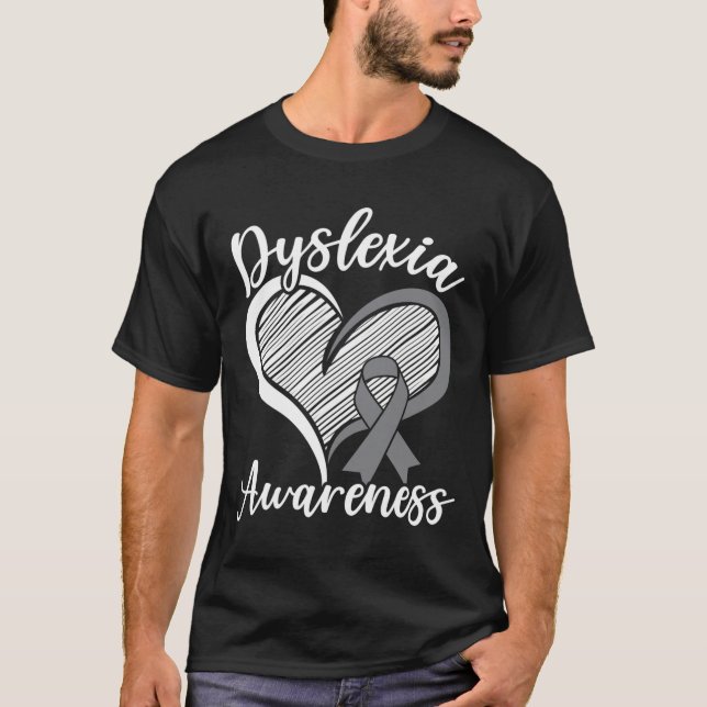 Awareness Reading Disorder Learning Disability 3  T-Shirt (Front)