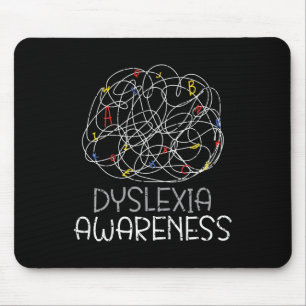 Awareness Reading Disorder Learning Disability Mouse Pad