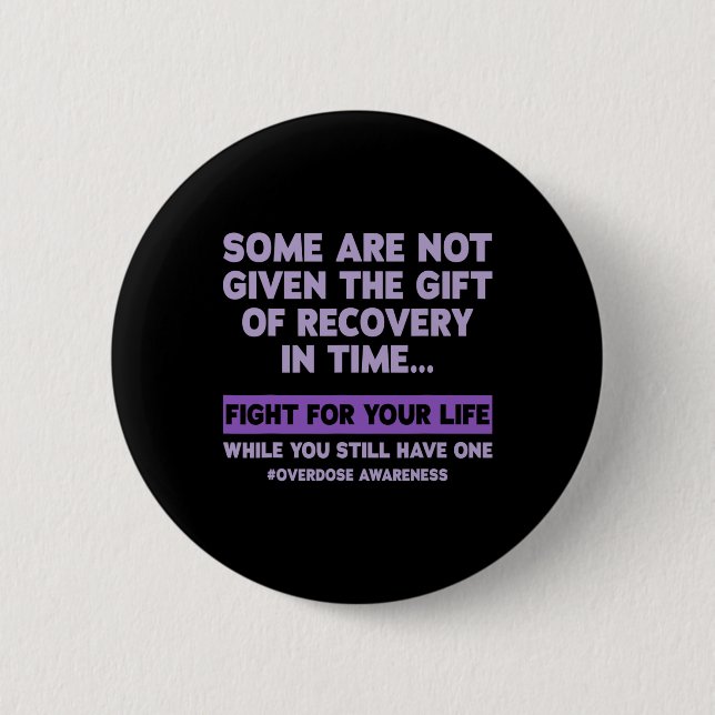 Awareness Recovery  6 Cm Round Badge (Front)