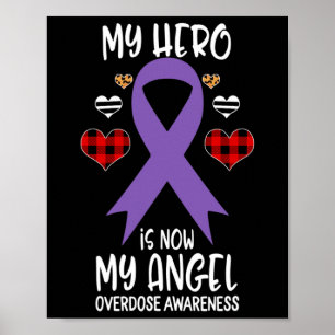 Awareness Remembrance Hero Is Now My Angel Poster