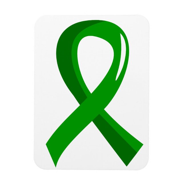 Awareness Ribbon 3 Traumatic Brain Injury TBI Magnet (Vertical)
