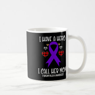 Awareness Ribbon I Have Hero Call Her Mum Coffee Mug
