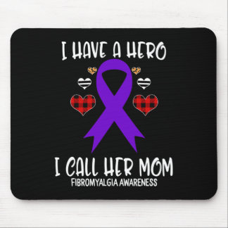 Awareness Ribbon I Have Hero Call Her Mum  Mouse Pad