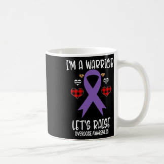 Awareness Ribbon I'm Warrior Let's Raise Support  Coffee Mug