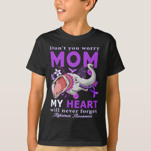 Awareness Ribbon My Heart Will Never Forget Mum T-Shirt