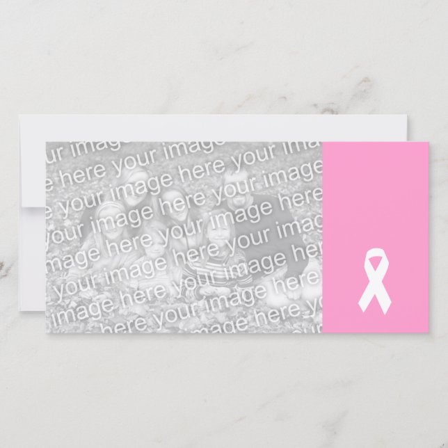 Awareness Ribbon on Pink (Front)