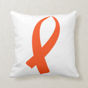 Awareness Ribbon (Orange) Cushion