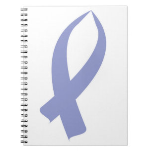 Awareness Ribbon (Periwinkle) Spiral Notebook