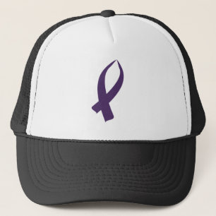 Awareness Ribbon (Purple) Trucker Hat