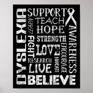 Awareness Shirt Dyslexia Awareness Walk Poster
