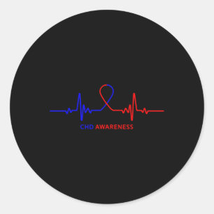 Awareness Shirts - Congenital Heart Disease Chd  Classic Round Sticker