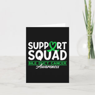 Awareness Squad Cholangiocarcinoma Bile Duct Cance Card