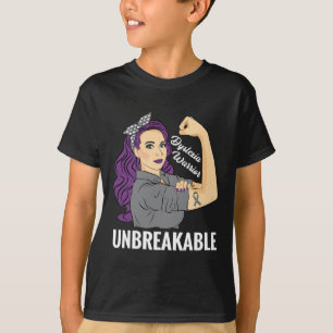 Awareness Strong Warrior Support Women Kids Gift T-Shirt