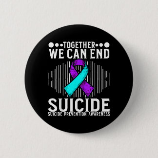 Awareness Support Prevention Awareness Month Art 6 Cm Round Badge