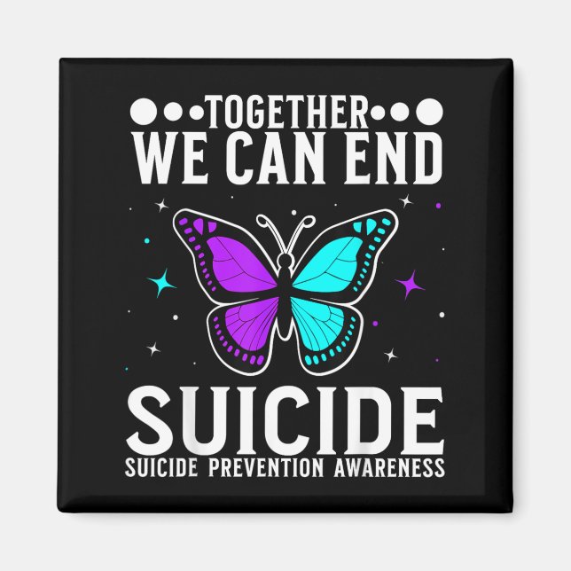 Awareness Support Prevention Awareness Women Magnet (Front)