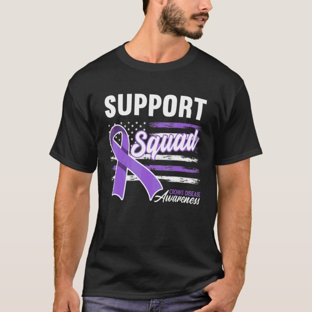 Awareness Support Squad I Inflammatory Bowel Crohn T-Shirt (Front)