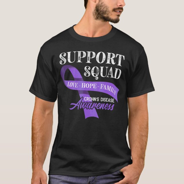 Awareness Support Squad I Inflammatory Bowel Crohn T-Shirt (Front)