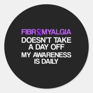 Awareness Survivor Take Warrior  Classic Round Sticker