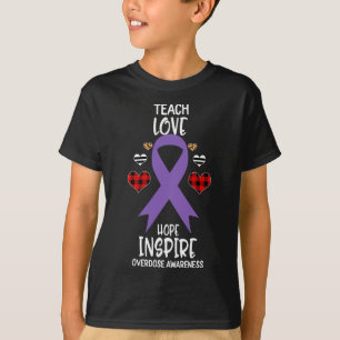 Awareness Teach Ribbon Love Hope Inspire T-Shirt