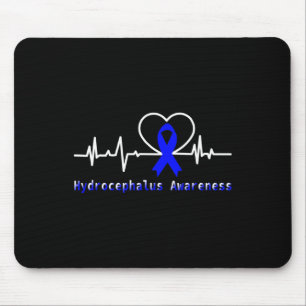 Awareness Warrior Heartbeat Support Mouse Pad