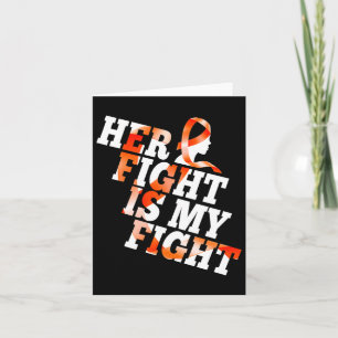 Awareness Warrior Her Fight Is My Fight Gift Card