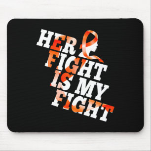 Awareness Warrior Her Fight Is My Fight Gift Mouse Pad