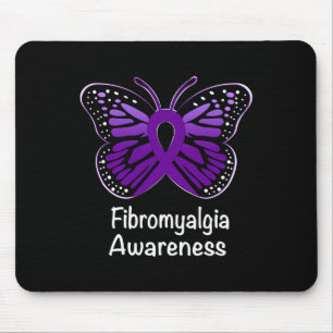 Awareness Warrior Support Purple Ribbon 2 Mouse Pad