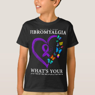 Awareness Warrior Support Purple Ribbon  T-Shirt