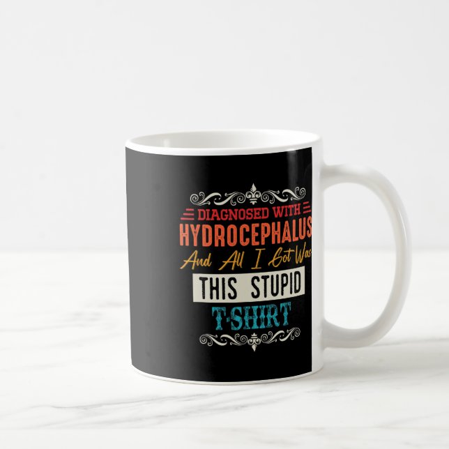 Awareness Water On The Brain Related  Coffee Mug (Right)