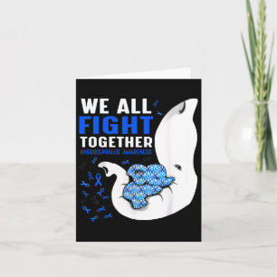 Awareness We All Fight Together Elephant  Card