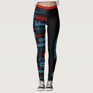 Awareness Words...Diabetes Leggings