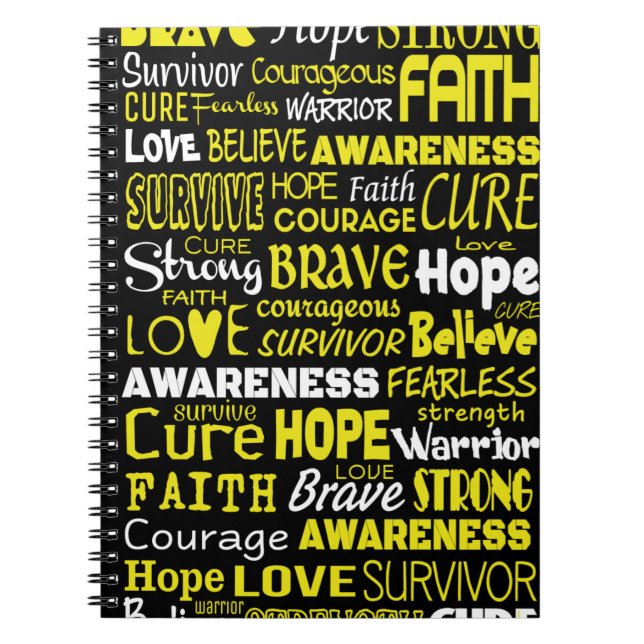 Awareness Words...Endometriosis Notebook (Front)