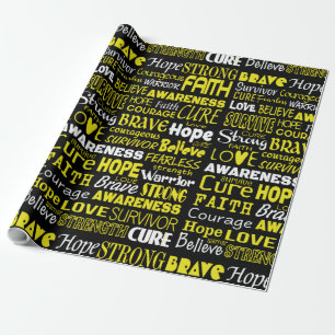 Awareness Words...Endometriosis Wrapping Paper