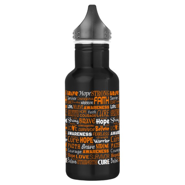 Awareness Words...RSD/CRPS 532 Ml Water Bottle (Left)