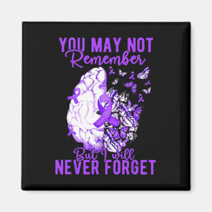 Awareness You May Not Remember Brain Butterfly 2  Magnet