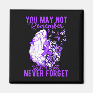 Awareness You May Not Remember Brain Butterfly  Magnet