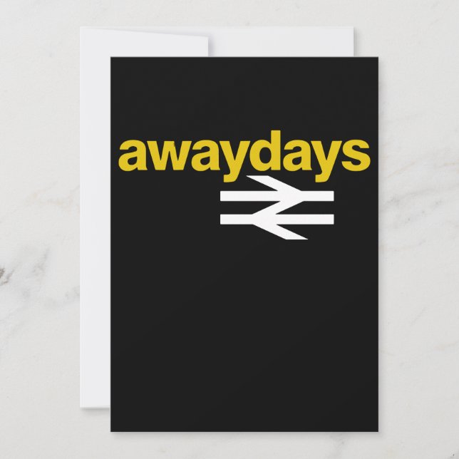 Away Days Mens Football Casuals Football T-Shirts (Front)