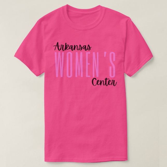 AWC BlackLight Pink Stacked TShirt (Design Front)