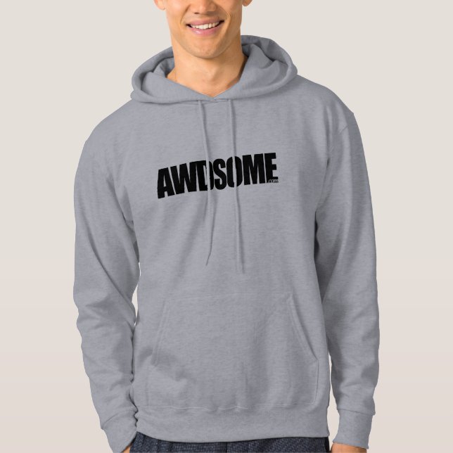 awdsome grey hoodie (Front)