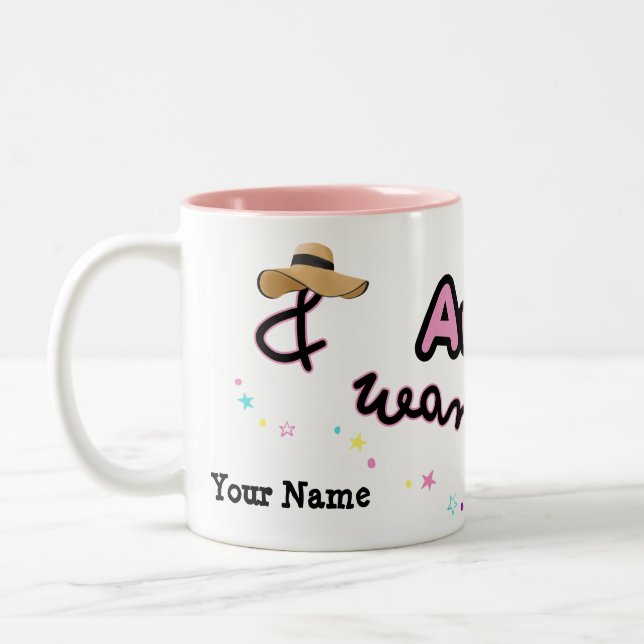 Awe and Wandering customizable coffee mug (Left)