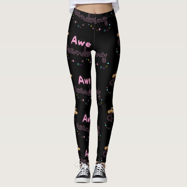 Awe and Wandering leggings  (Front)