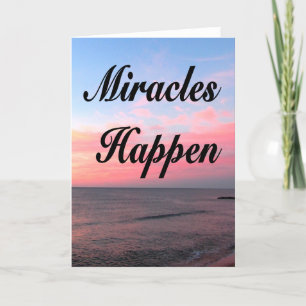 AWE INSPIRING MIRACLES HAPPEN SUNRISE PHOTO CARD