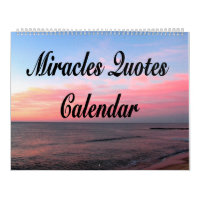 AWE-INSPIRING MIRACLES QUOTES CALENDAR