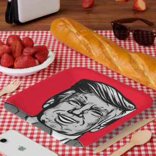 awesoma,donald,trump,donald trump,president,presid paper plate