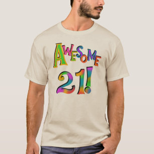 Awesome 21 Birthday T-shirts and Gifts