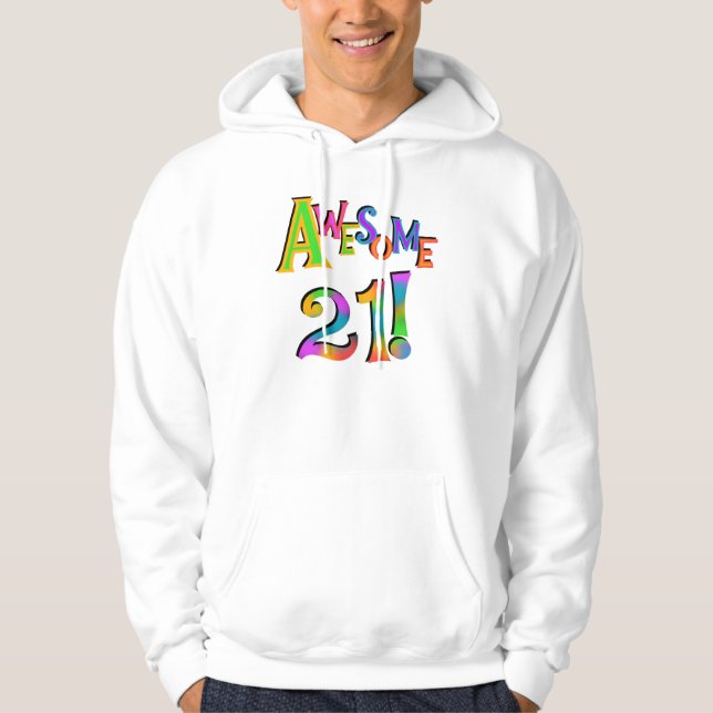 Awesome 21 Birthday T-shirts and Gifts (Front)
